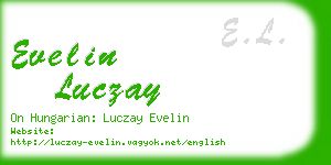 evelin luczay business card